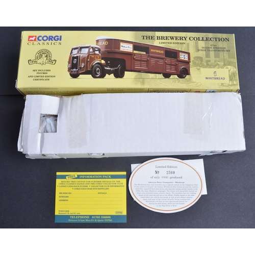 309 - Six boxed 1/50 scale Brewery Collection diecast truck models from Corgi (3 unopened/factory tissue w... 