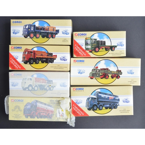 310 - Seven mint and boxed 1/50 scale Brewery themed diecast truck models from Corgi to include Brewery Co... 