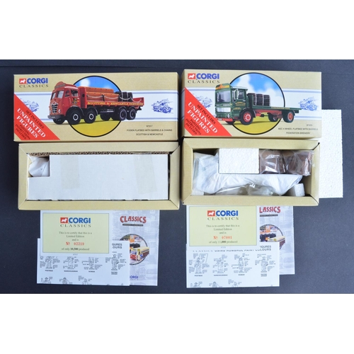 310 - Seven mint and boxed 1/50 scale Brewery themed diecast truck models from Corgi to include Brewery Co... 