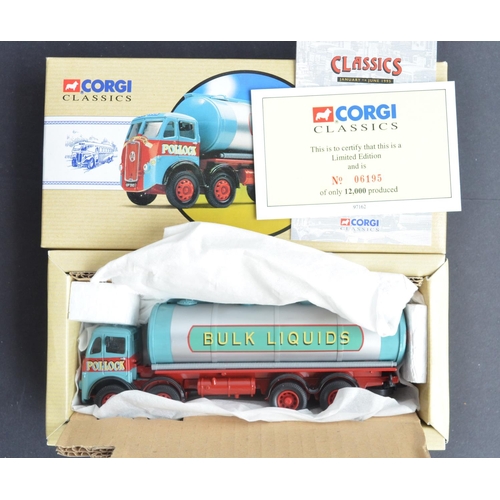 311 - Seven boxed 1/50 scale diecast tanker truck models from Corgi to include 27301 Bulwark Atkinson cyli... 