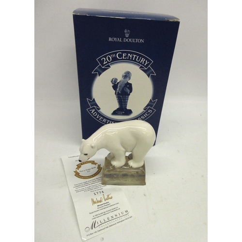 152 - Royal Doulton Fox's Polar Bear, limited edition 1774/2000, boxed with certificate