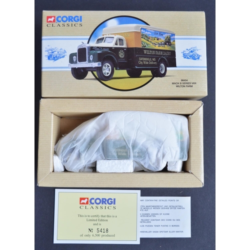 314 - Seven 1/50 scale diecast food and drink distribution themed model trucks from Corgi Classics to incl... 