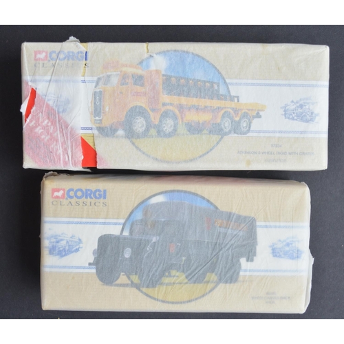 314 - Seven 1/50 scale diecast food and drink distribution themed model trucks from Corgi Classics to incl... 