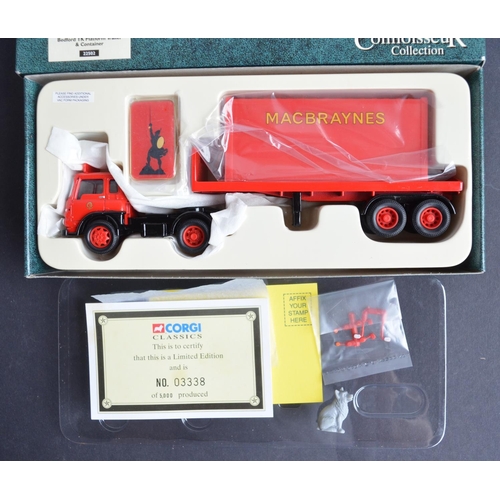 316 - Eight mostly 1/50 scale diecast model commercial vehicles and vehicle sets from Corgi to include a 1... 