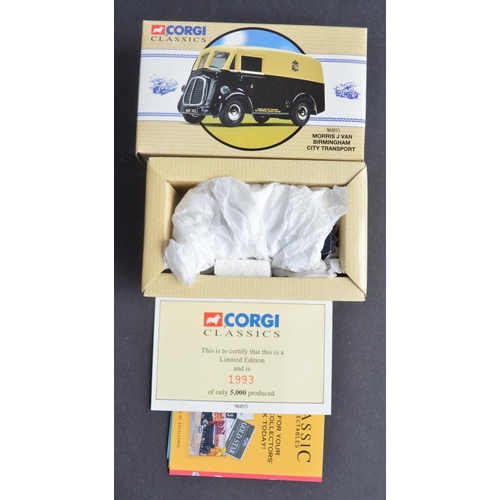 317 - Nine boxed diecast vehicle models, mostly commercial trucks from Corgi to include a 1/43 scale 96895... 