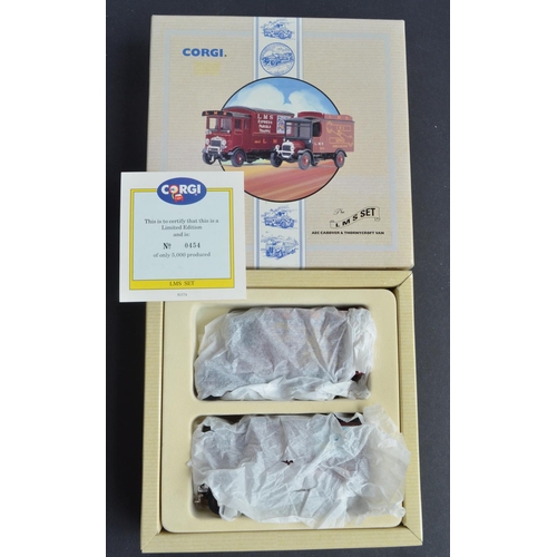 317 - Nine boxed diecast vehicle models, mostly commercial trucks from Corgi to include a 1/43 scale 96895... 