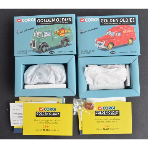 318 - Twelve boxed diecast limited edition 'Golden Oldies' series commercial vehicle models from Corgi inc... 