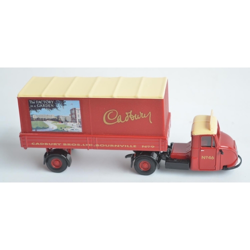 319 - Nine boxed Cadbury themed diecast model vehicles and truck models from Corgi to include 16002 Scamme... 