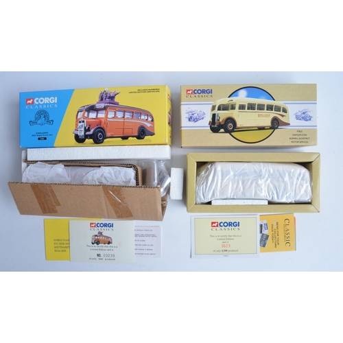 322 - Thirteen 1/50 scale diecast bus models from Corgi including 5 unopened/factory tissue wrapped exampl... 