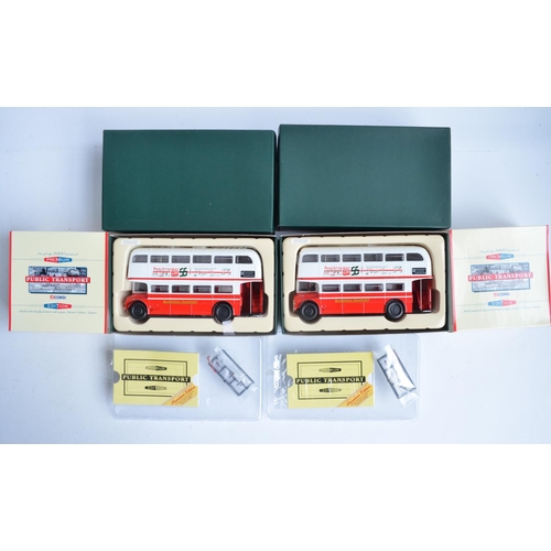 323 - Thirteen diecast bus and Balloon tram models from Corgi, mostly 1/50 scale including 4 unopened/fact... 