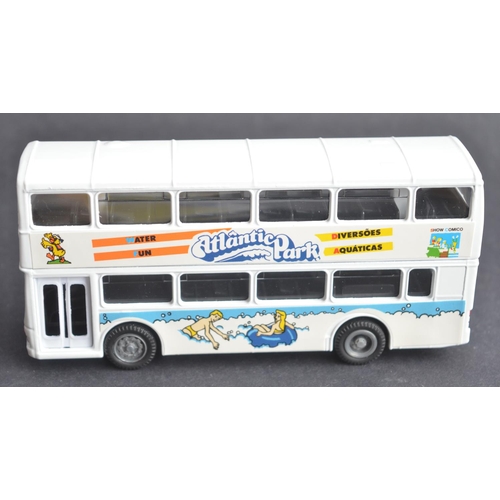 324 - Fourteen boxed diecast bus models to include 8x 1/64 scale limited edition double decker's from Corg... 