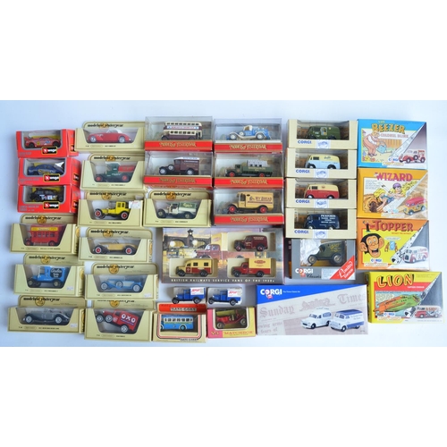 325 - Collection of diecast model vehicles from Corgi (including 4x limited edition Comic Classics example... 