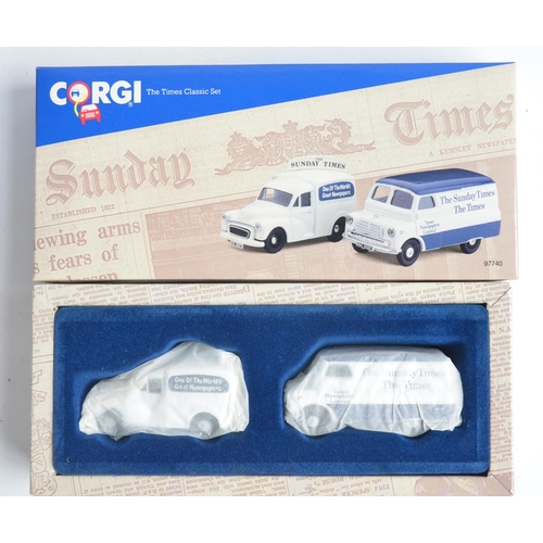 325 - Collection of diecast model vehicles from Corgi (including 4x limited edition Comic Classics example... 