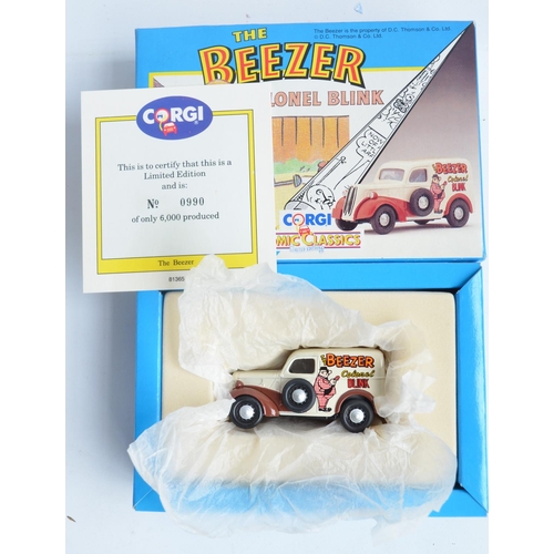 325 - Collection of diecast model vehicles from Corgi (including 4x limited edition Comic Classics example... 