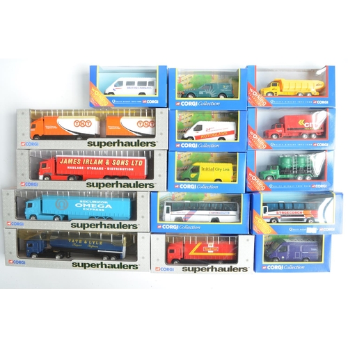 327 - Collection of Corgi Collection and Superhaulers diecast model vehicles, all models mint in at least ... 