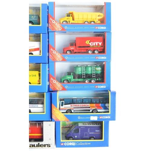 327 - Collection of Corgi Collection and Superhaulers diecast model vehicles, all models mint in at least ... 