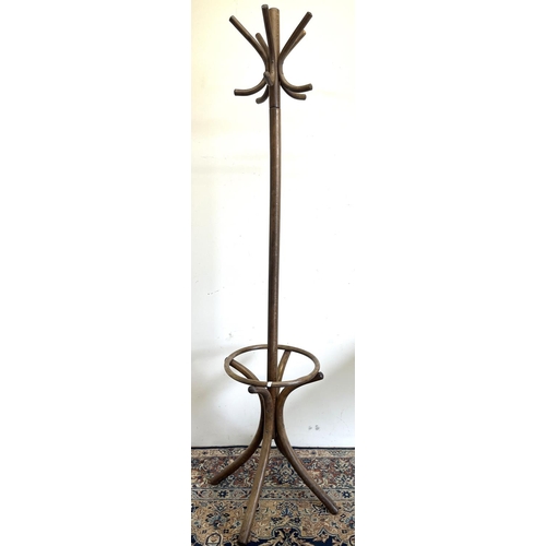 111 - Bentwood coat/hat stand, H183cm