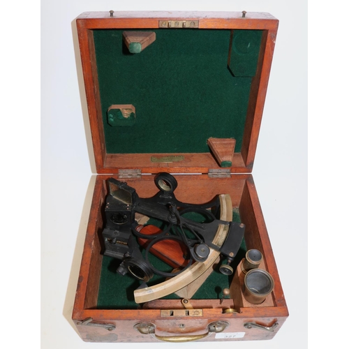 405 - B. Cooke & Son Ltd of Hull sextant, cased