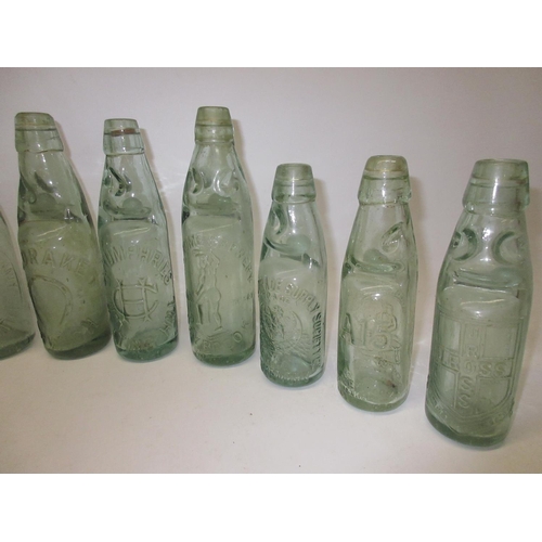 219 - Collection of seventeen Codd-neck bottles from across Britain, including Aldershot, Daybrook, Castle... 