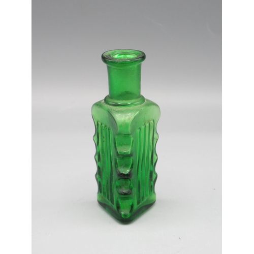 228 - Wilson's patent antique glass poison bottle, H7.5cm, 1/2 oz