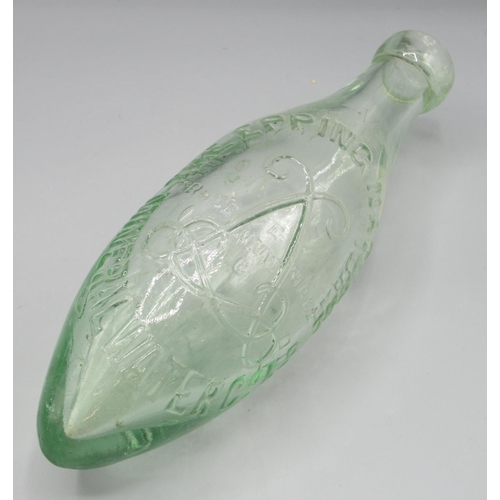 245 - Eleven clear glass antique bottles of various designs and eras, including Snowdrop, E. Painter and S... 