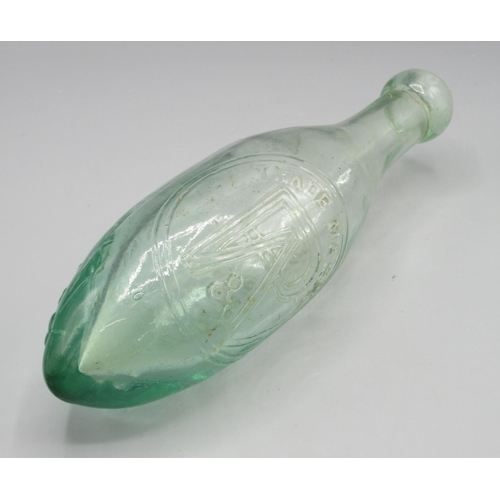 245 - Eleven clear glass antique bottles of various designs and eras, including Snowdrop, E. Painter and S... 