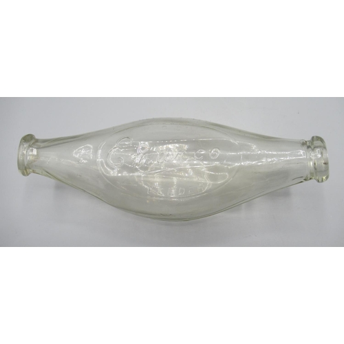 247 - Five various clear glass feeding bottles (5)