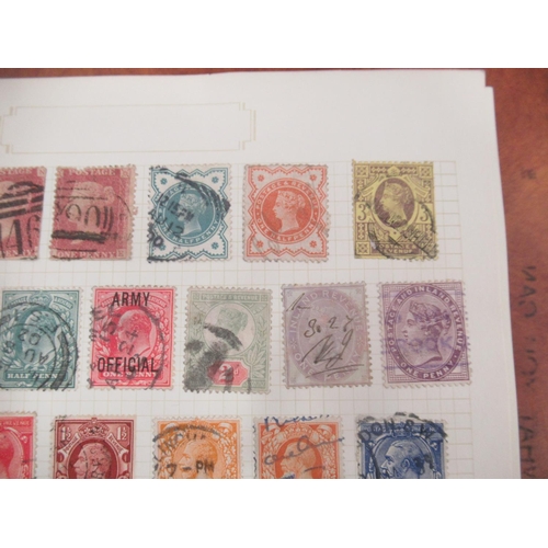 1235 - Red The Derwent Stamp Album cont. 4 used penny reds, GB & mixed International stamps, blue The Derwe... 