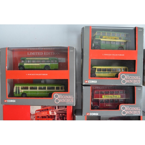 1110 - Collection of 1/76 scale diecast bus models and model sets (including limited editions) to include 1... 