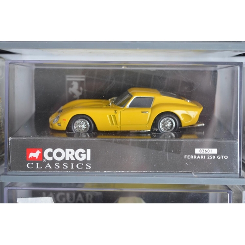 328 - Twenty two boxed 1/43 scale diecast car and van models/model sets from Corgi including 97706 3 car J... 