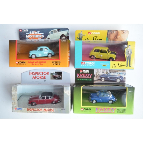 329 - Nine film and television themed diecast model vehicles and vehicle sets to include James Bond Collec... 