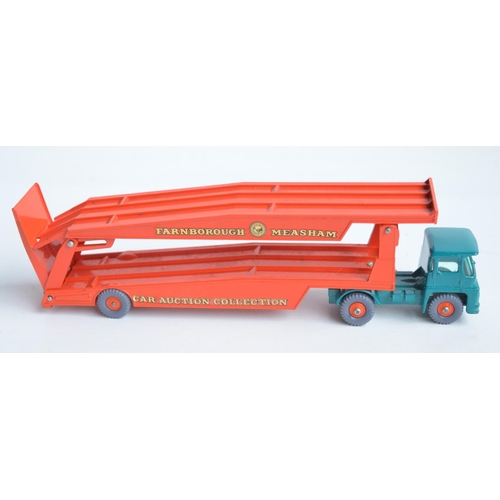 332 - Vintage boxed Matchbox diecast M-8 Major Pack Car Transporter. Model in superb condition with a few ... 