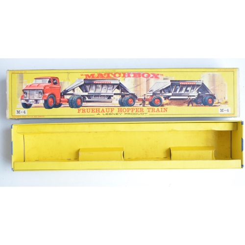 333 - Vintage boxed Matchbox diecast M-4 Fruehauf Hopper Train. Model in superb fully functional condition... 