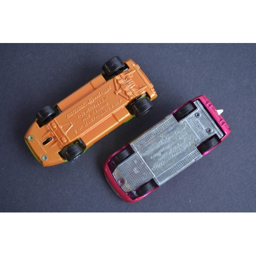 335 - Vintage Matchbox Speed Kings diecast K-30 Mercedes C111 and Lamborghini Miurra. Both models in super... 