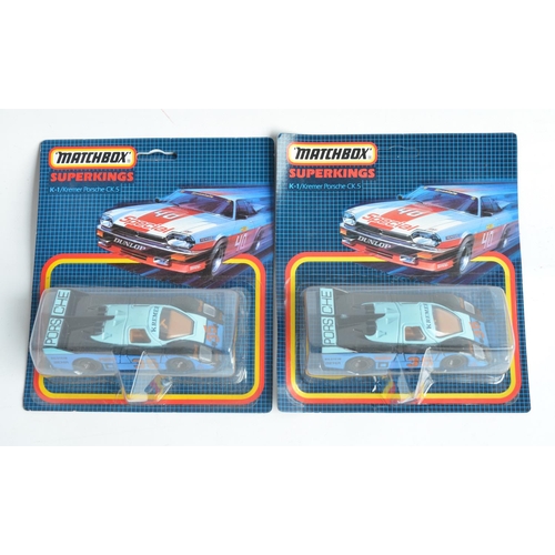 337 - Sixteen boxed/unopened Matchbox blister pack Superkings diecast model cars, some repetition. Models ... 