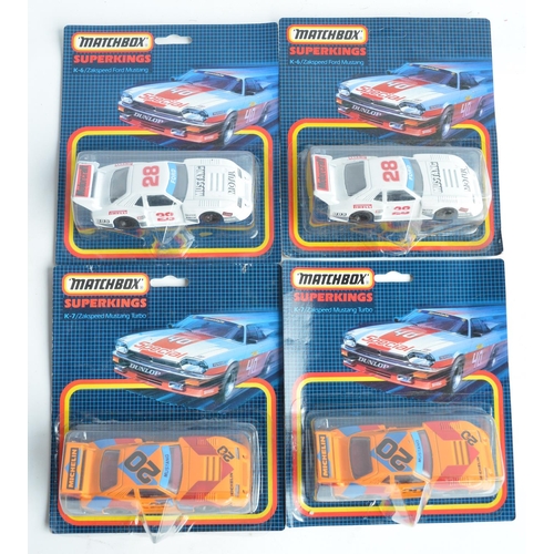 337 - Sixteen boxed/unopened Matchbox blister pack Superkings diecast model cars, some repetition. Models ... 