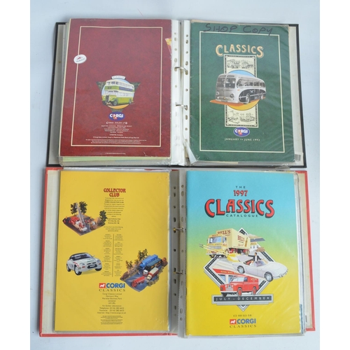 339 - Eight A4 ring binders containing a large quantity of model brochures, catalogues and other similar m... 