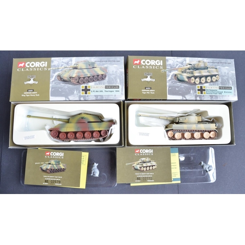 340 - Collection of diecast military models to include 7 Corgi Classics, 69902 1/50 scale British Army Bed... 