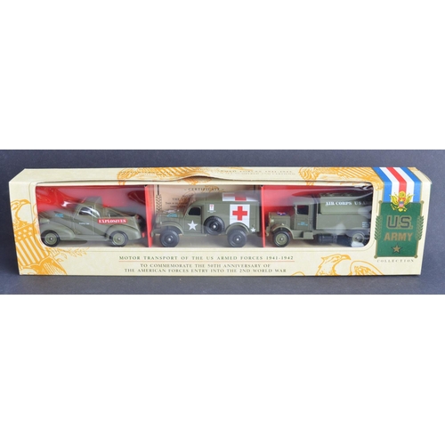 340 - Collection of diecast military models to include 7 Corgi Classics, 69902 1/50 scale British Army Bed... 