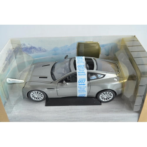 343 - Three 1/18 scale diecast James Bond Die Another Day themed model cars from The Beanstalk Group to in... 