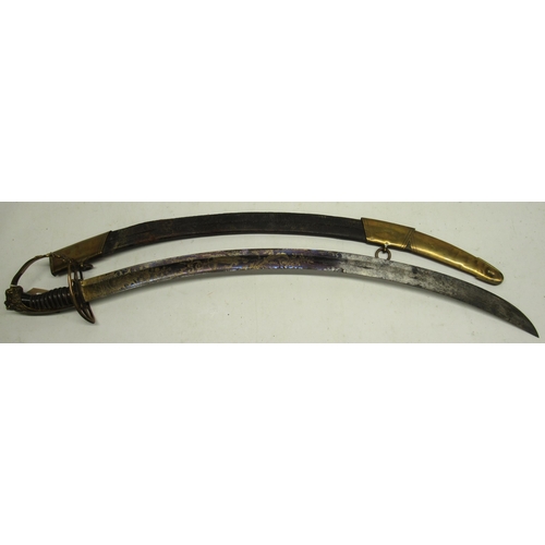 679 - British 1803 pattern light infantry flank officrs sword by Osborn and Gunby, 31