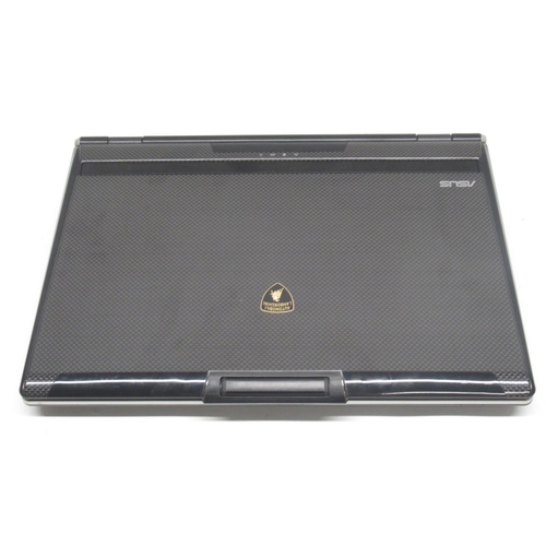 595 - Lamborghini ASUS Laptop, lacking power adapter, (Untested a/f)