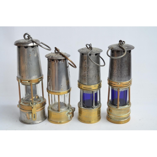 273 - Four vintage miners lamps to include 2x Ackroyd & Best Hailwoods Improved Lamp Type 01, Protector La... 