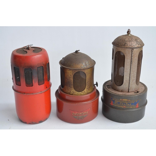 274 - Seven vintage paraffin heaters to include Raydyot, Plumbob, Chalwyn, Prima 8 day etc. Also included ... 