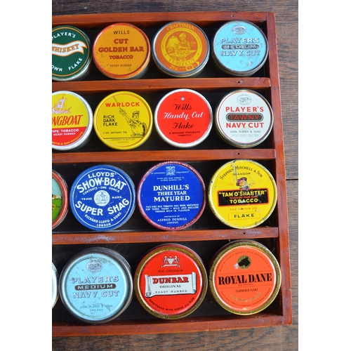 335 - Collection of vintage metal tobacco tins to include Savory's Baby's Bottom, Tam O'Shanter, Player's ... 