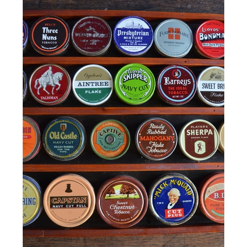 335 - Collection of vintage metal tobacco tins to include Savory's Baby's Bottom, Tam O'Shanter, Player's ... 