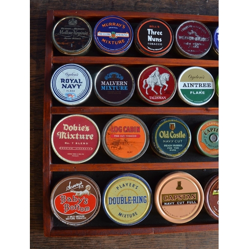 335 - Collection of vintage metal tobacco tins to include Savory's Baby's Bottom, Tam O'Shanter, Player's ... 