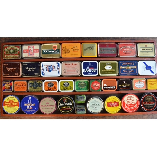 336 - Collection of vintage metal tobacco tins to include Carroll's Donegal Plug Sliced, Ogden's Old Taver... 