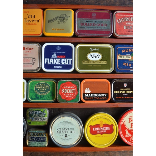 336 - Collection of vintage metal tobacco tins to include Carroll's Donegal Plug Sliced, Ogden's Old Taver... 