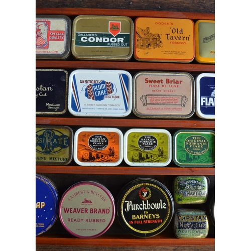 336 - Collection of vintage metal tobacco tins to include Carroll's Donegal Plug Sliced, Ogden's Old Taver... 